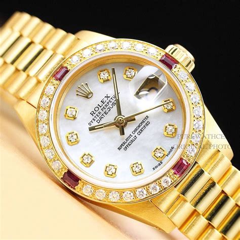 womens gold rolex for sale|previously owned ladies Rolex watches.